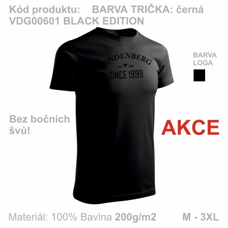 Vandenberg VDG00601 BLACK EDITION kvalitní pánské tričko